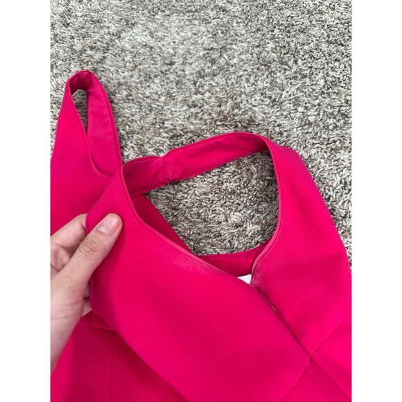 Diane von Furstenberg Myla Bodycon Dress Dragon Fruit Pink Tank Knee Length Sz 2 - Picture 10 of 12